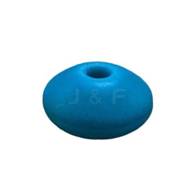 Rondelle Silicone Focal Beads SI-JX0041A-34-1