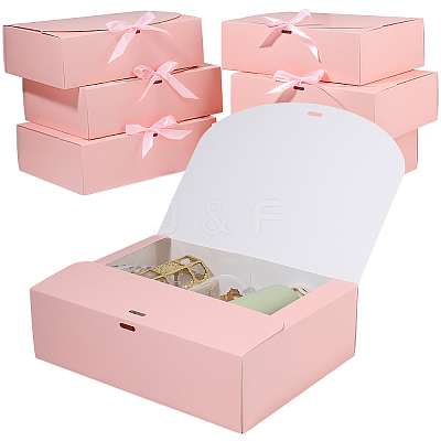 Folding Paper Gift Boxes with Ribbon CON-WH20001-11D-03-1