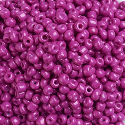 Baking Paint Glass Seed Beads SEED-US0003-4mm-K21-1