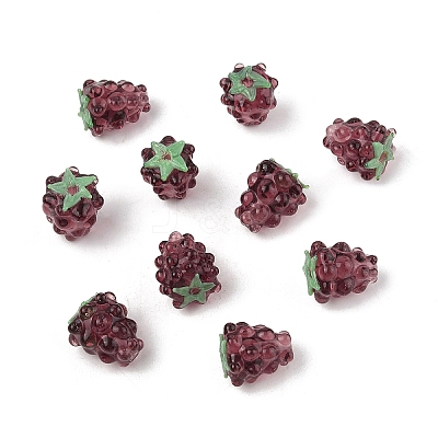 10Pcs Handmade Lampwork Beads LAMP-YW0001-40-1