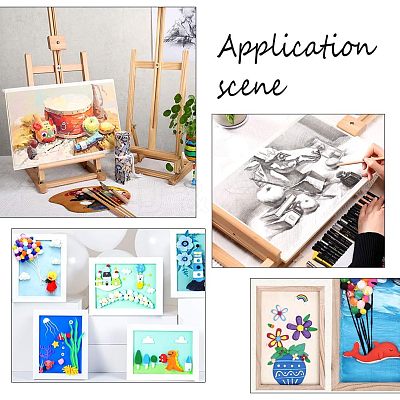 Wooden Painting Frames TOOL-WH0118-18-1