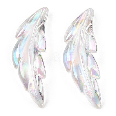 Transparent Acrylic Pendants TACR-T012-07-1