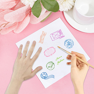 PVC Plastic Clear Stamps DIY-WH0439-0007-1