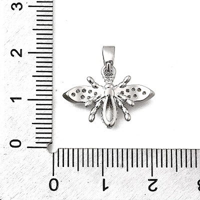 Brass Micro Pave Cubic Zirconia Pendants KK-P336-16C-P-1