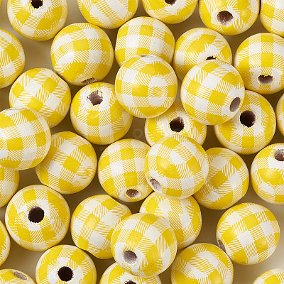 Natural Wooden Beads WOOD-TAC0010-05G-1