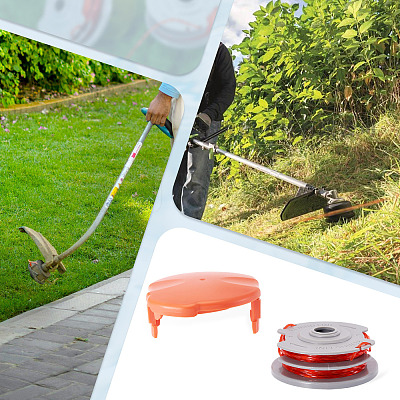 2 PCS Strimmer Spool Line and one Cap Compatible with Flymo FLY021 Grass Cutter Trimmer Wire FIND-TAC0027-31-1