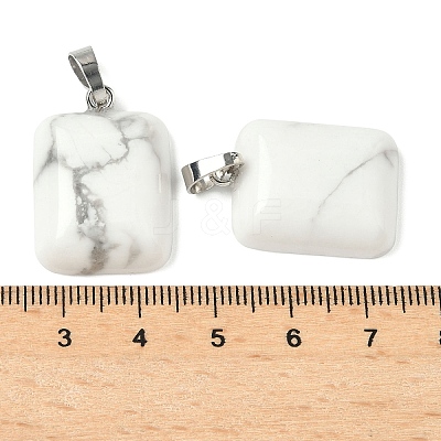 Natural & Synthetic Mixed Gemstone Pendants G-L623-05P-1