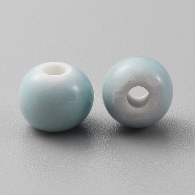 Handmade Porcelain Beads PORC-WH0010-03E-1