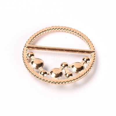 Alloy Resin Imitation Pearl Buckles JEWB-WH0014-07A-1