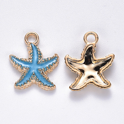 Alloy Enamel Pendants ENAM-S121-023-M-1