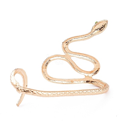 Alloy Snake Open Palm Cuff Bangles BJEW-O180-01LG-1