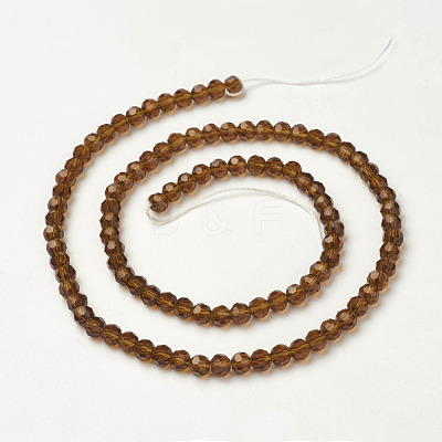 Transparent Glass Bead Strands GF4mmC45-1