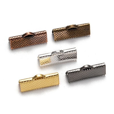 Mixed Iron Ribbon Crimp Endss IFIN-S008-M-1