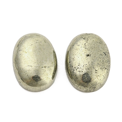 Natural Pyrite Cabochons G-G013-02D-1
