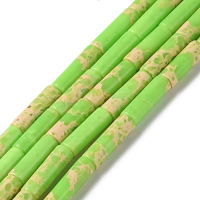 Synthetic Imperial Jasper Dyed Beads Strands G-D077-B01-05-1