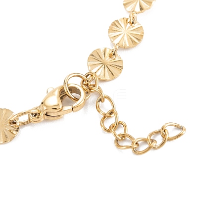 PVD Vacuum Plating 304 Stainless Steel Link Chain Bracelets BJEW-M205-03G-1