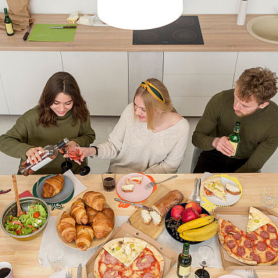 8Pcs Felt Placemat AJEW-WH0695-119B-1