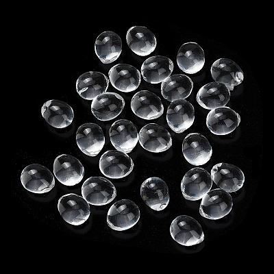 Imitation Crystal Transparent Acrylic Beads TACR-K005-01A-1