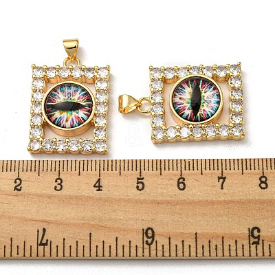 Real 18K Gold Plated Brass Pendants KK-L209-006G-07-1