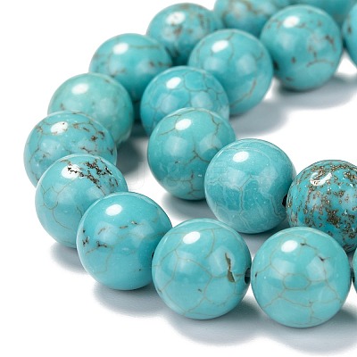 Natural Magnesite Beads Strands G-TAC0001-03D-1