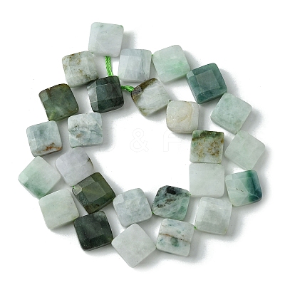 Natural Myanmar Jadeite Beads Strands G-A092-D01-03-1