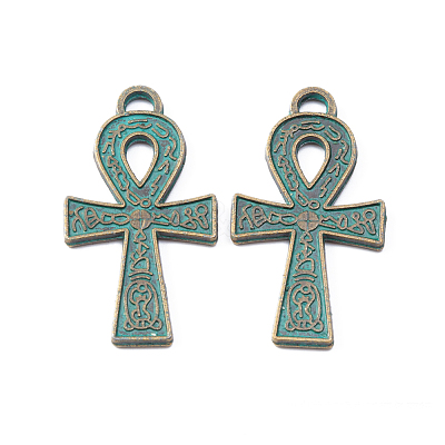 Tibetan Style Alloy Pendants RELI-PW0001-059GGP-1
