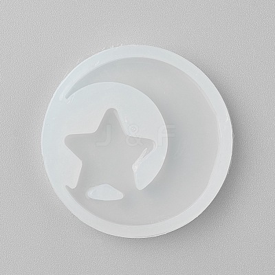 Astronomy Theme Moon and Star Food Grade Silicone Molds DIY-E021-12-1