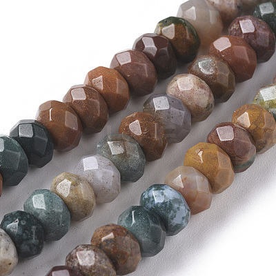 Natural Ocean Jasper Beads Strands G-F668-01-A-1