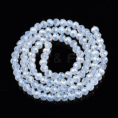 Electroplate Glass Beads Strands EGLA-A044-J4mm-A06-1
