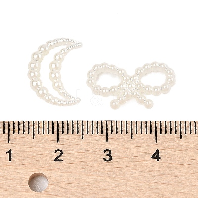 ABS Pearl Plastic Cabochons CRES-M037-24-1