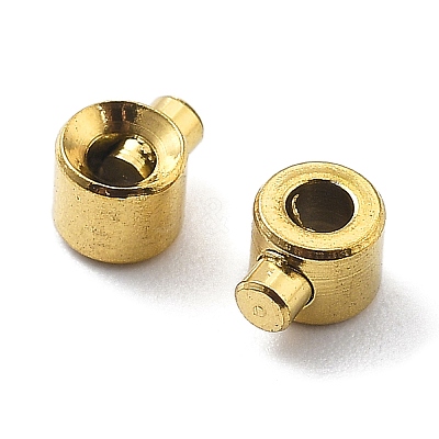 Ion Plating(IP) 304 Stainless Steel Crimp Beads X-STAS-L216-51G-1