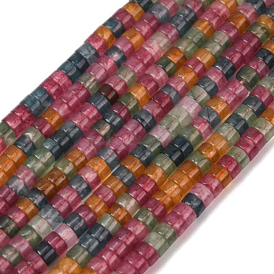 Dyed Natural White Jade Beads Strands G-H230-62A-1