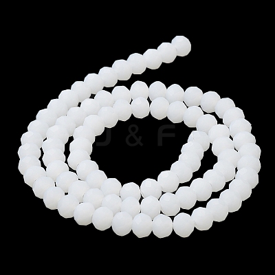 Imitation Jade Solid Color Glass Beads Strands EGLA-A034-J10mm-MD05-1