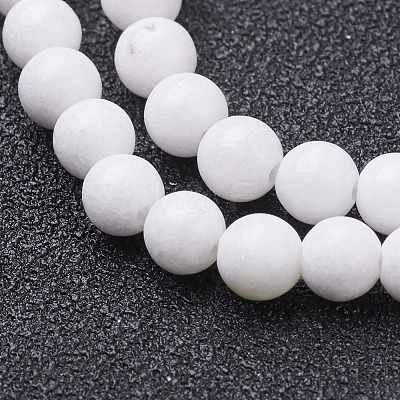 Natural Mashan Jade Round Beads Strands X-G-D263-4mm-XS01-1