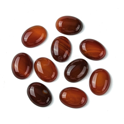 Natural Red Agate Cabochons G-L601-03F-01-1