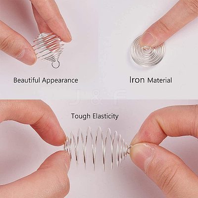 Iron Wire Pendants X1-IFIN-R231-14mm-S-1