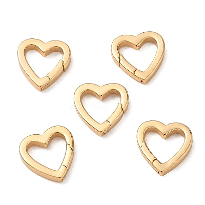 SHEGRACE Brass Spring Gate Rings XGRQ4G162-675G-1