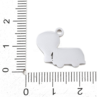 304 Stainless Steel Pendants SA-CBAE30B-03D-P-1