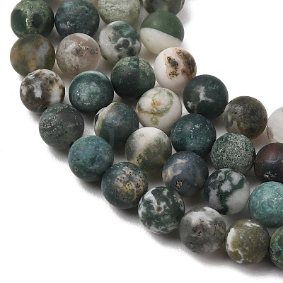 Natural Tree Agate Beads Strands G-T106-038-1
