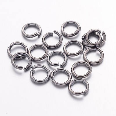 Brass Open Jump Rings JRC6MM-B-1