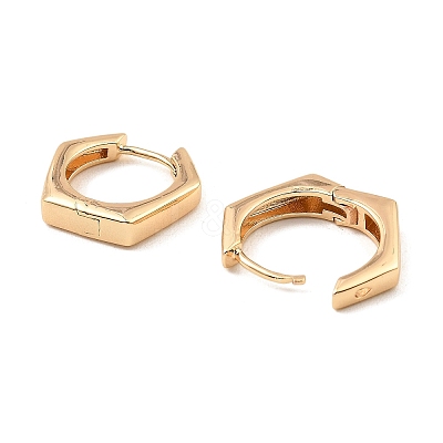 Brass Hoop Earrings EJEW-I289-21A-G-1