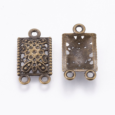 Tibetan Style Alloy Chandelier Component Links X-MLF0707Y-NF-1
