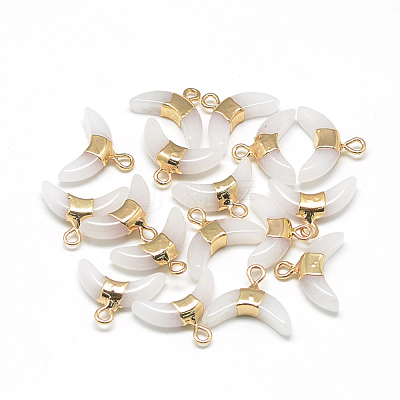 Natural White Jade Pendants X-G-Q494-40E-1