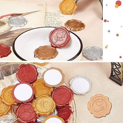 100Pcs Adhesive Wax Seal Stickers DIY-CP0011-01D-1