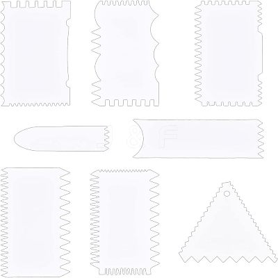 Plastic Cake Spatulas DIY-NB0006-43-1