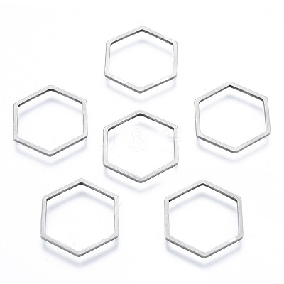 Non-Tarnish 201 Stainless Steel Linking Rings STAS-N090-T13-1-1