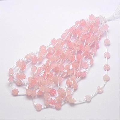 Natural Rose Quartz Scattered Beads G-O156-B-16-1