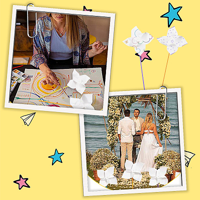 Paper & PVC Blank DIY Pinwheels Craft for Kids Art and Craft FIND-CP0003-26B-1