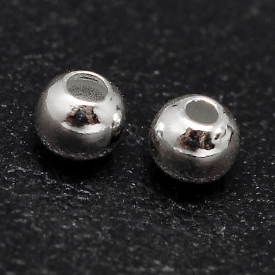 925 Sterling Silver Beads STER-F012-01E-1