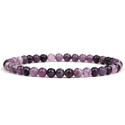 4MM Natural Lepidolite Stretch Bracelets RP2095-13-1